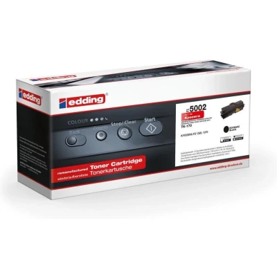 Afbeelding van Edding Tonercassette vervangt Kyocera TK 170 Compatibel Zwart 7200 bladzijden EDD 5002