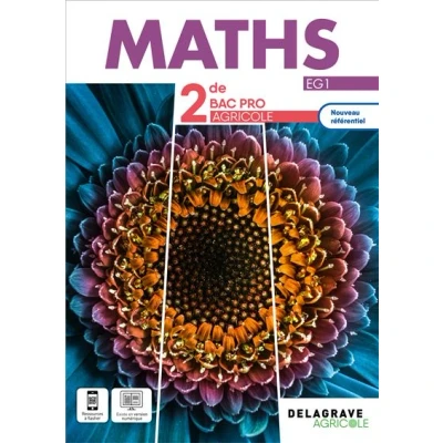 Image de Maths 2de Bac Pro Enseignement Agricole (2023) Pochette élève