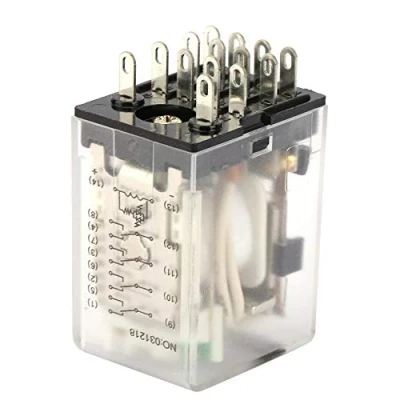 Afbeelding van BEMM4C Elektrisch relais, 14 polig, 5 A, 6 VDC/12 DC/110 V DC, intermedia vermogensrelais (12 VDC)