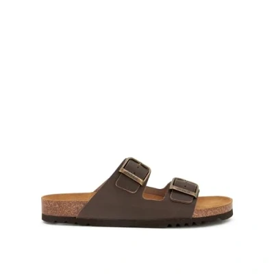Afbeelding van SCHOLL JULIEN NEW Lea Heren Muiltjes Coffee Maat 45