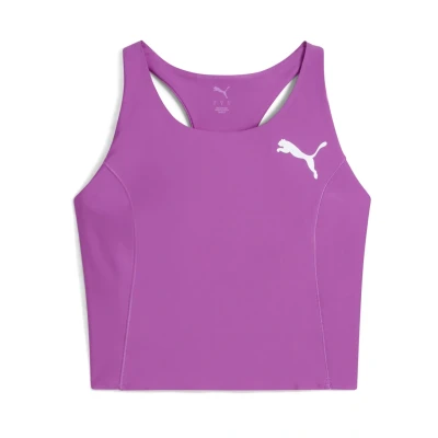 Afbeelding van Puma Raceday Ultraform CROP Sportbh met medium support, Dames, Maat: XS, Wild berry