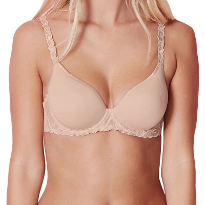 Afbeelding van Simone Pérèle dames Spacer voorgevormde bh met borduring in de kleur Beige, maat: C80