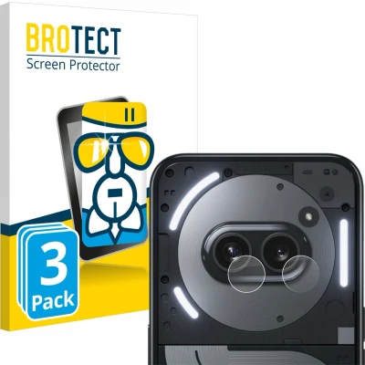 Afbeelding van BROTECT Screenprotector voor Nothing Phone (2a) Plus (ALLEEN Camera Lens) Folie Beschermfolie Beschermglas transparant (3 Stuks)
