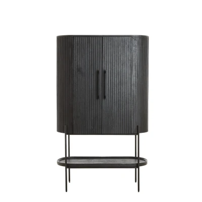 Afbeelding van Light &amp; Living Kast DUMOSI 100x40x165cm Zwart