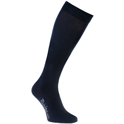 Afbeelding van Rainbow Socks Hoge sokken voor dames en heren, kleurrijk, van katoen, 1 x blauw