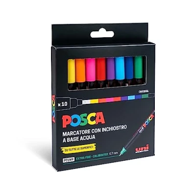 Afbeelding van UNI POSCA PEN 10 stuks