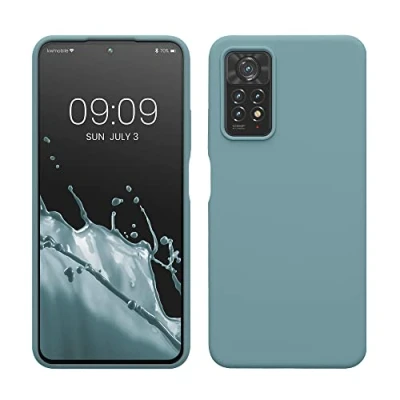 Afbeelding van kwmobile telefoonhoesje geschikt voor Xiaomi Redmi Note 11 Pro / (5G) 12 (4G) Hoesje met siliconen coating Smartphone case in antieksteen