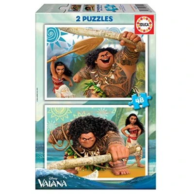 Afbeelding van Educa puzzel Vaiana 2x48 stuks