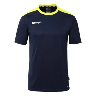 Afbeelding van Kempa Sportshirt Emotion 27 Shirt 2005123 Marine/Fluo Gelb L