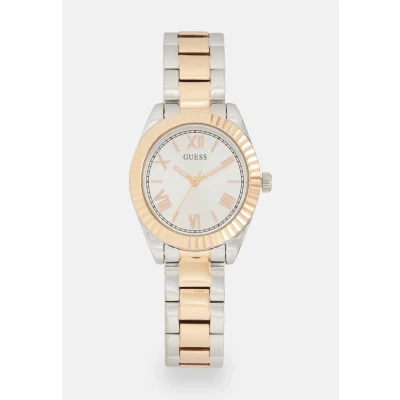 Afbeelding van Guess MINI LUNA Horloge gold/silvercoloured, Dames, Maat: One Size, Gold/silver coloured