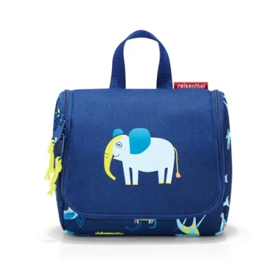 Afbeelding van Reisenthel Toiletbag S Kids Toilettas Kind Maat 1,5L ABC Friens Blue Blauw
