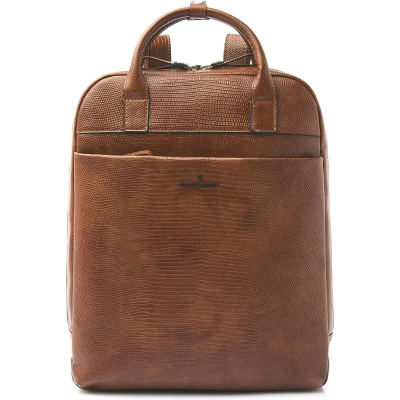 Afbeelding van Castelijn &amp; Beerens Donna Hanne backpack 15.6&quot; RFID cognac