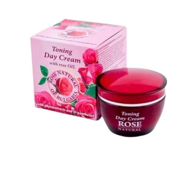 Afbeelding van Dagcrème Natural Rose 50 ml Bulfresh Cosmetics