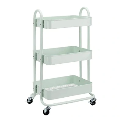 Afbeelding van Amazon Basics Munt Groen 3 verdieping Keuken trolley