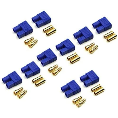 Afbeelding van 10 paar EC3 Connector 3.5mm Gold Bullet Banaanstekker Vrouwelijke Mannelijke RC ESC LIPO Batterij Elektrische Motor Vliegtuig Quadcopter onderdelen DIY