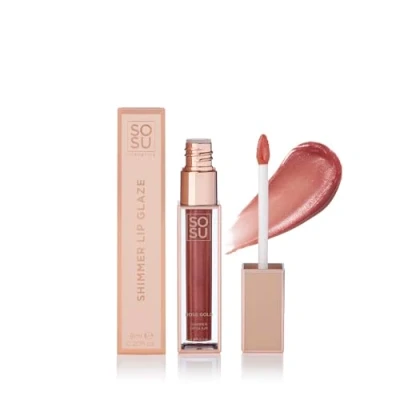 Afbeelding van SOSU SHIMMER LIP GLAZE LESK NA RTY 6 ML ROSE GOLD
