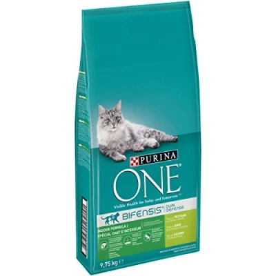 Afbeelding van 9,75kg Indoor Formula Purina One Kattenvoer