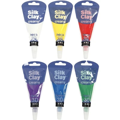 Afbeelding van Silk Clay Creamy 6 X 35 ml, Kleuren Assorti