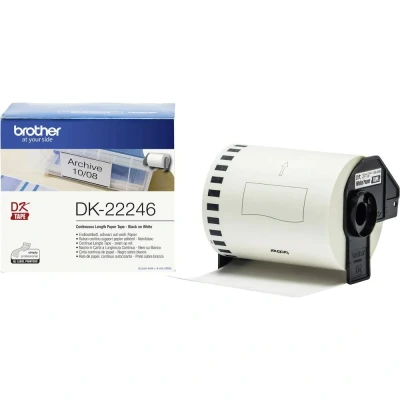 Afbeelding van Brother DK 22246 Etiket Zwart op wit