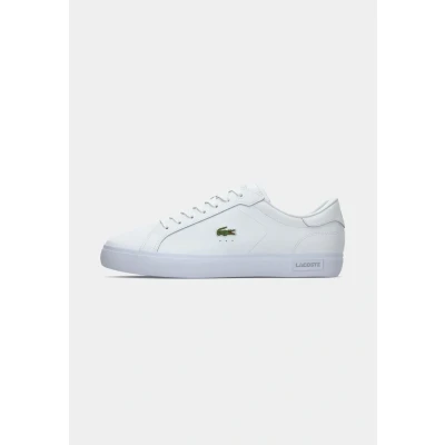 Afbeelding van Lacoste Powercourt 125 Sneakers laag, Heren, Maat: 40.5, White Leer