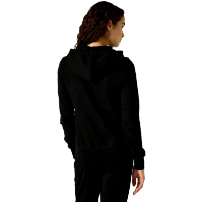 Afbeelding van Champion Kapuzen Sweater met rits, Dames, Maat: 36, Schwarz