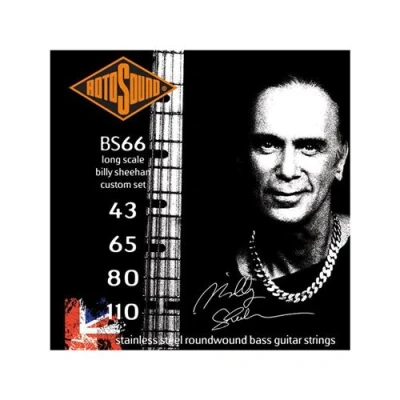 Image de Rotosound BS66 Billy Sheehan signature Jeu de cordes basse 43 110