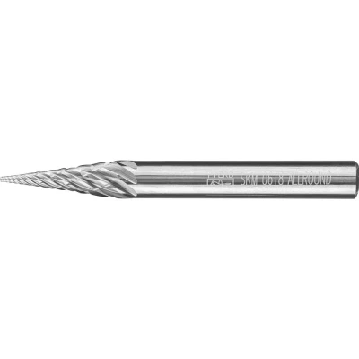 Afbeelding van PFERD 21001034 Freesstift Hardmetaal Spitse kegel Lengte 55 mm Afmeting, Ø 6 Werklengte 18 Schachtdiameter 1 stuks