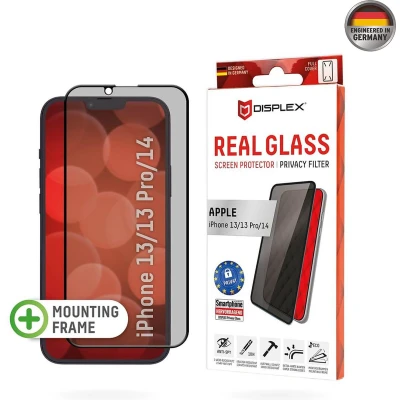 Afbeelding van DISPLEX Privacy Glass Full Cover Screenprotector (glas) iPhone 14, 13, 13 Pro 1 stuk(s) 1706