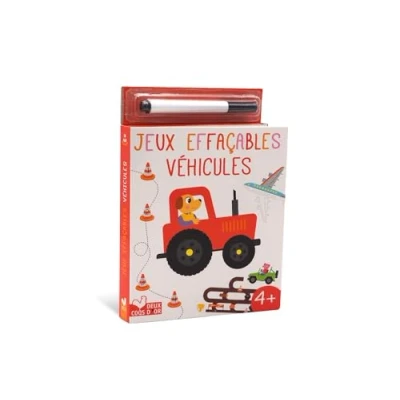 Afbeelding van JEUX EFFACABLE VEHICULES AVEC FEUTRE VELLEDA