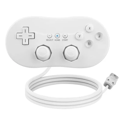 Image de OSTENT Manette filaire classique pour Nintendo Wii Blanc