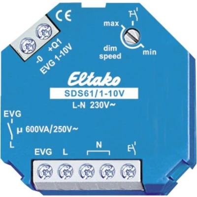 Afbeelding van Eltako 61100800 DIN rail dimmer Blauw