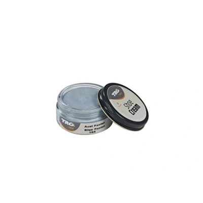 Afbeelding van TRG schoencrème met bijenwas pastel blauw 50 ml