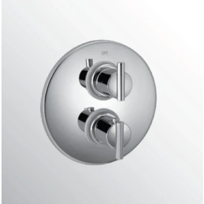 Afbeelding van Huber Tratto Douchethermostaatkraan inbouw chroom 868.01H.CR