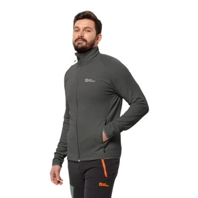 Afbeelding van Jack Wolfskin Baiselberg FZ Outdoorjas, Heren, Maat: Small, Slate