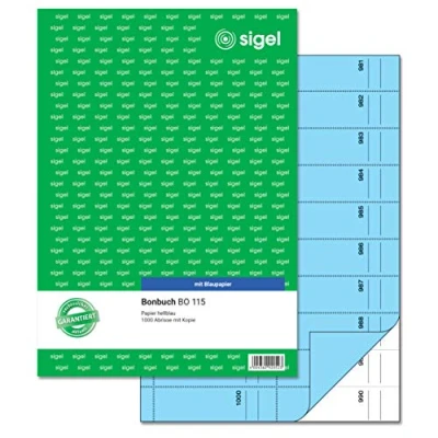 Afbeelding van Sigel BO115, Patroon, Groen, A4, 50 vel, Hardcover, Universeel