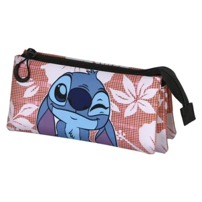 Afbeelding van Disney Lilo en Stitch Maui etui Triple FAN 2.0, Roze, één maat, 2.0 pennenetui, Pennenetui