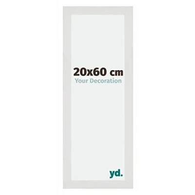 Afbeelding van Fotolijst 20x60 cm MDF Wit Mat Mura