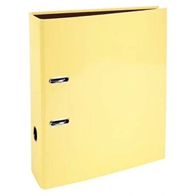 Afbeelding van Exacompta Ref. 53569E 1 stuk A4 Prem &#039;Touch AQUAREL rugbreedte 80 mm mechanisch buitenafmetingen: 32 x 28,5 8 cm, DIN formaat, kleur: Citroengeel