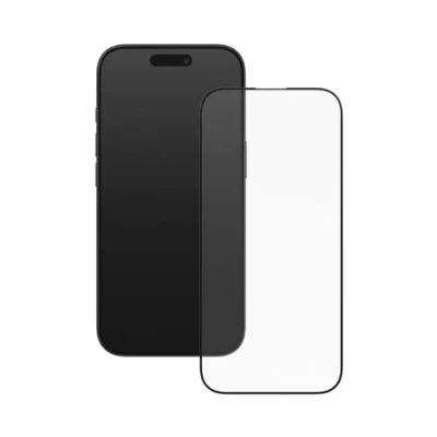 Afbeelding van RHINOSHIELD 9H gehard glas schermbeschermer compatibel met [iPhone 16 Pro] Hoge transparantie, blauw licht, volledige dekking, gebogen 3D, installatiegereedschap inbegrepen