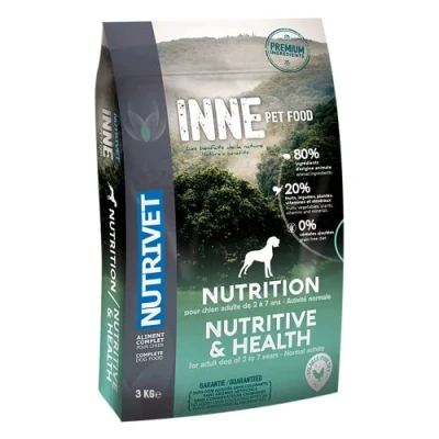 Afbeelding van NUTRIVET Inne Nutrition Kipkroketten Voor volwassen honden 3 kg
