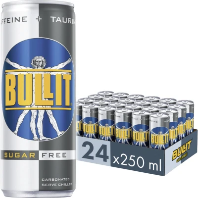 Afbeelding van Bullit Sugarfree sleekcan 24x25 cl NL