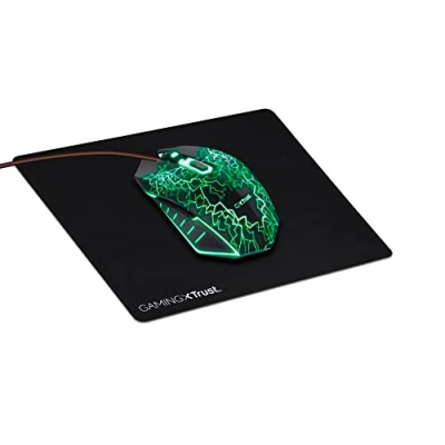 Afbeelding van Trust GXTX 783 Izza Gaming muis &amp; Muismat 4000 dpi verlichting