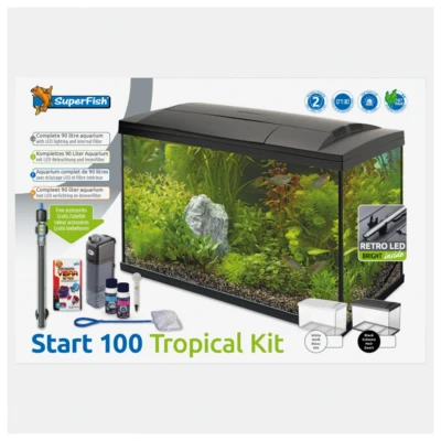 Afbeelding van Superfish Start 100 Tropical Kit Zwart