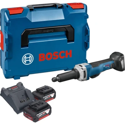 Afbeelding van Bosch GGS 18V 23 PLC Professionele rechte accuslijpmachine 18 V borstelloos + 2x accu 5.0 Ah lader L Boxx