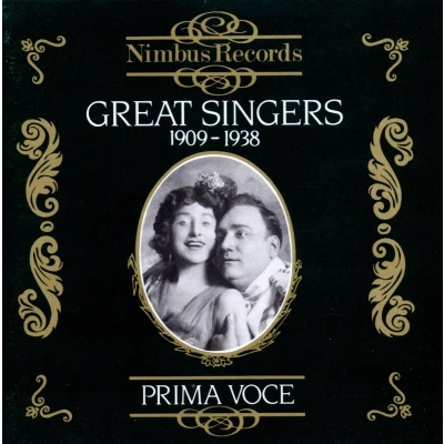 Afbeelding van Various Artists Great Singers Volume 1 (CD)