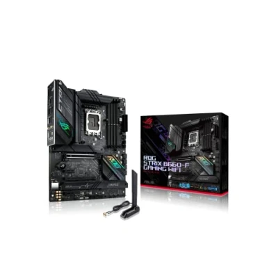 Afbeelding van ASUS ROG STRIX B660 F Gaming WiFi moederbord socket Intel LGA 1700 (Intel B660, ATX, DDR5 geheugen, PCIe 5.0, 6, 3x M.2, Aura Sync)