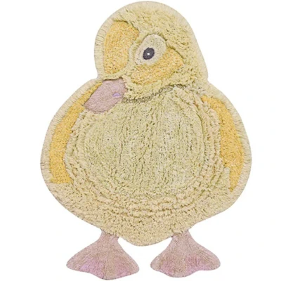 Afbeelding van Lorena Canals Wasbaar katoen vloerkleed Animals Duck 95x120cm