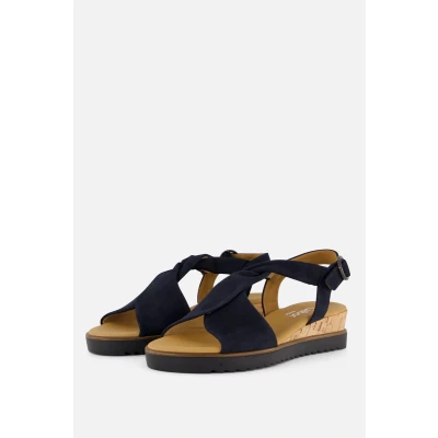 Afbeelding van Gabor Damessandalen met sleehak, Blauw 86, 39 EU