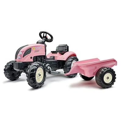 Afbeelding van Falk Tractor Country Farmer Set Pink 2+