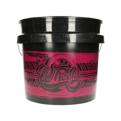 Afbeelding van Nuke Guys Grit Guard Wheels emmer Zwart Rood 13 Liter
